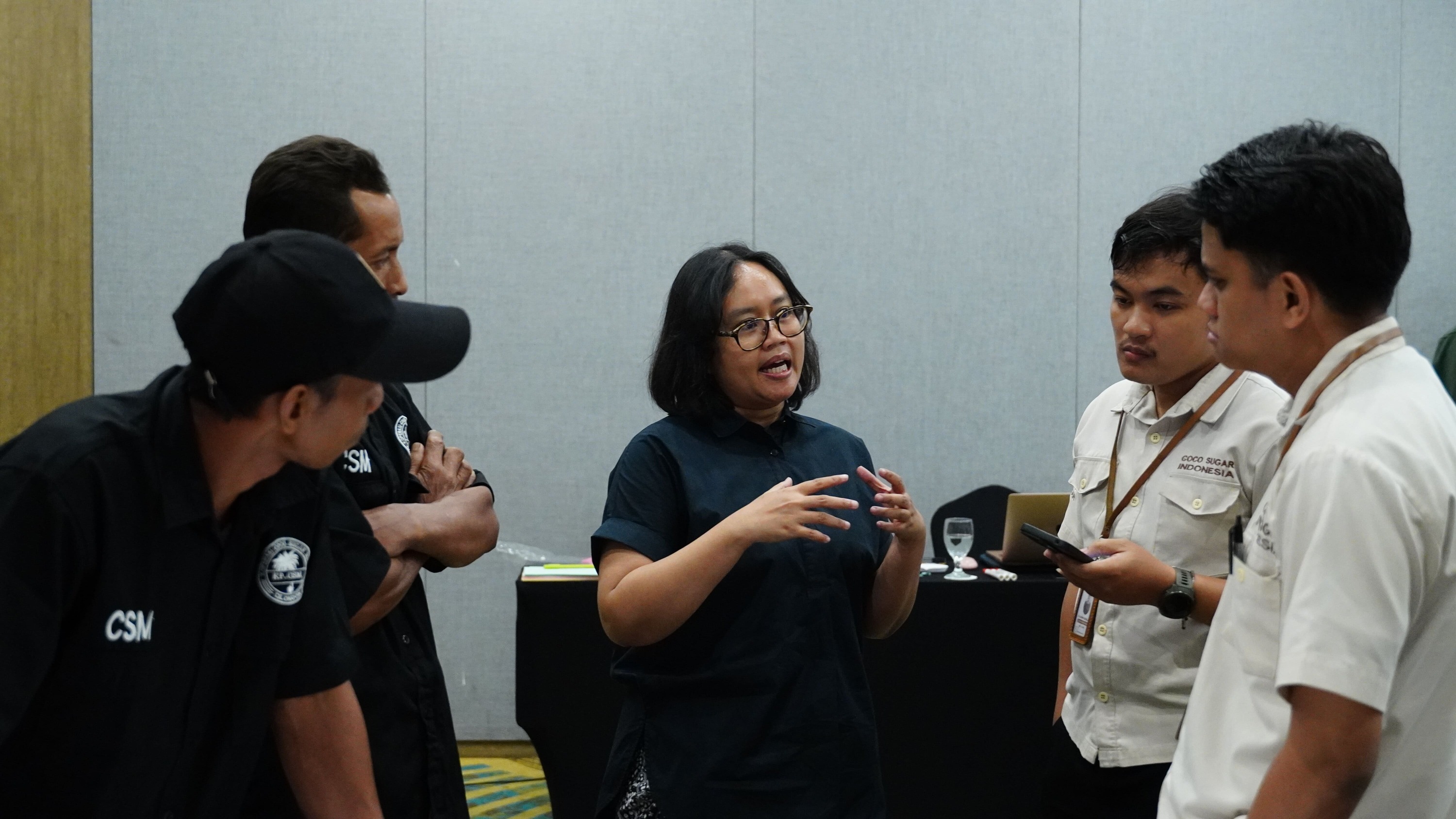 Participant documenting mitigation steps