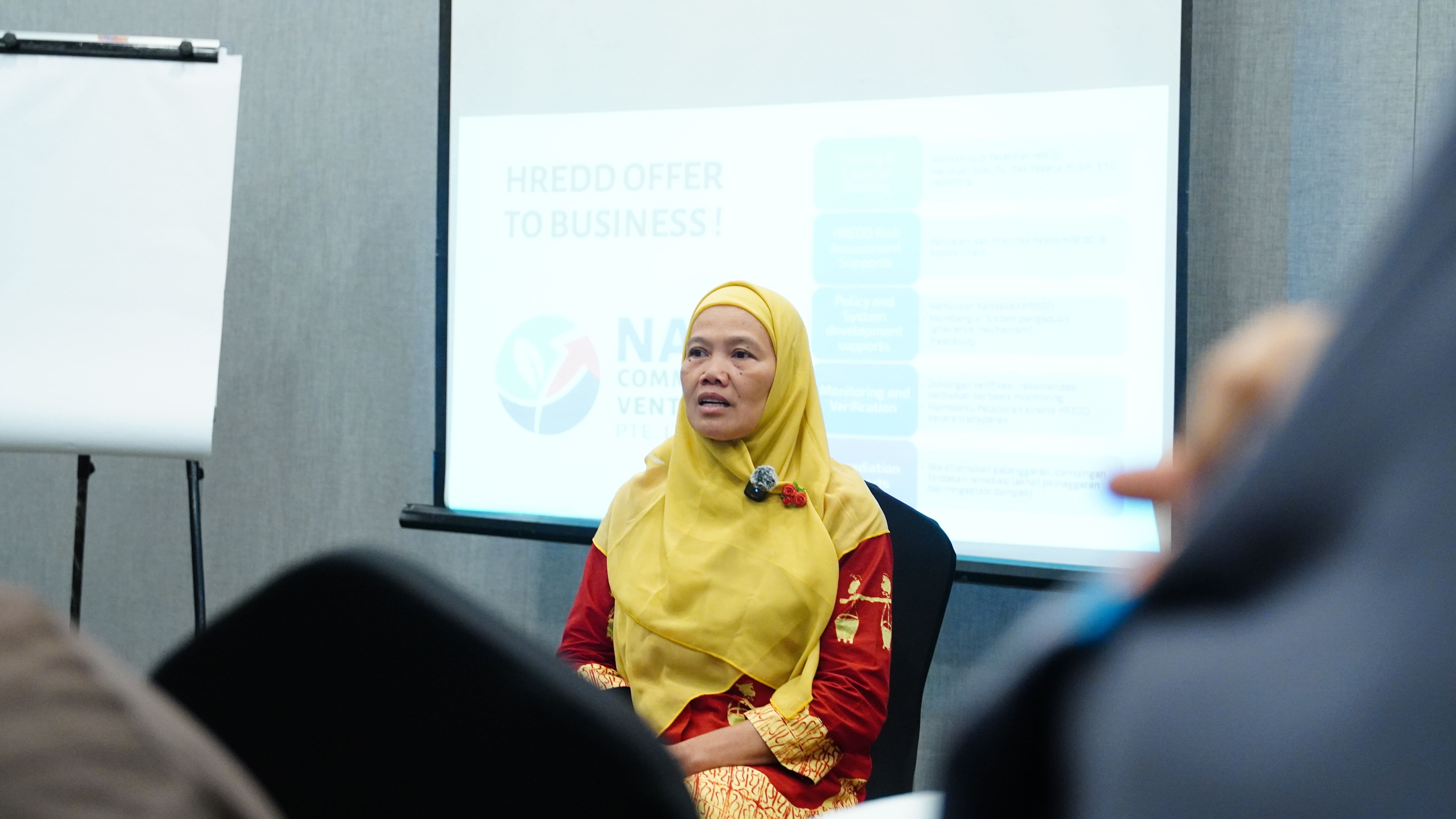 Participant focusing on worksheet completion